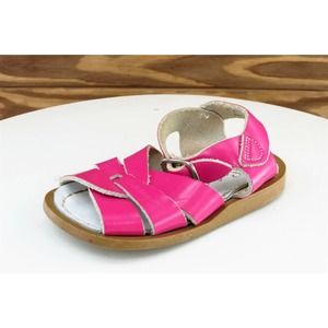 Salt Water Toddler‎ Girls 5 Medium Pink Ankle Strap Leather
